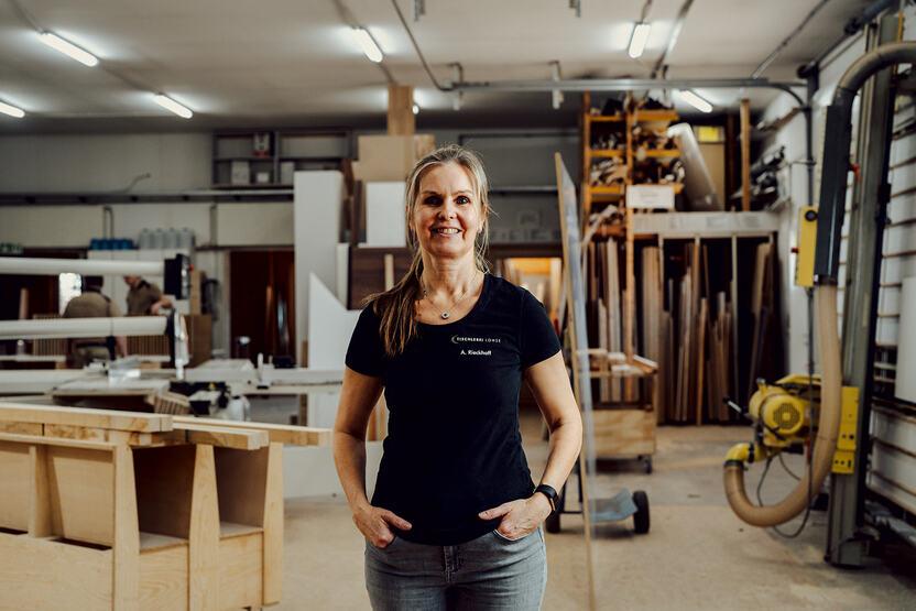 Portraitbild Portraitbild von Mitarbeiter der Tischlerei Lohse