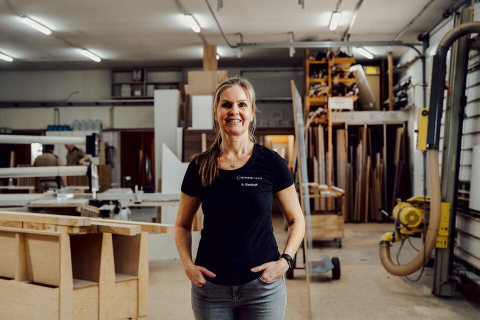 Portraitbild Portraitbild von Mitarbeiter der Tischlerei Lohse