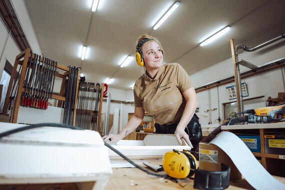 Arbeit in der Werkstatt Arbeit in der Werkstatt