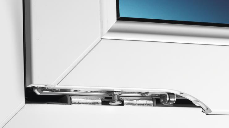 Fenstergetriebe Demonstration der Fensterverriegelung