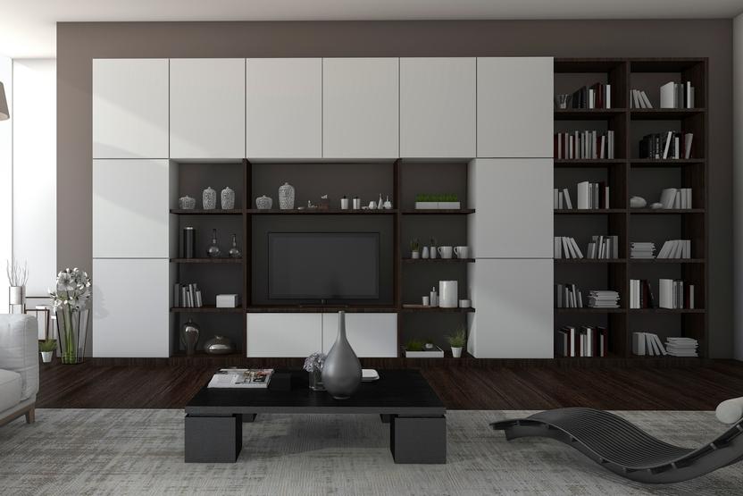 Wandschrank mit Regalfächern Wandschrank mit Regalfächern